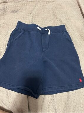 Ralph Lauren Navy Blue Kids Drawstring Shorts